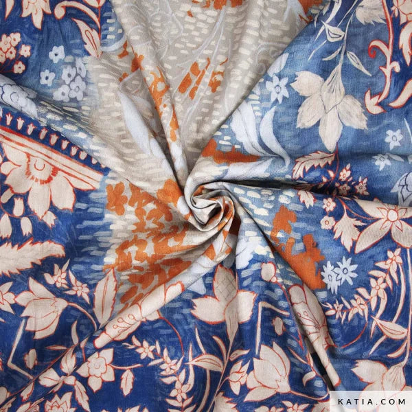 Sarga de viscosa de invierno Modernism Patchwork