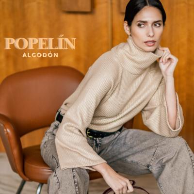 Punto knit big oro metalizado