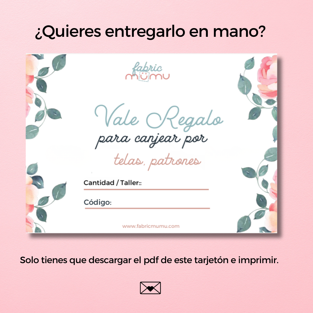 LA TARJETA REGALO DE FABRIC MÜMU