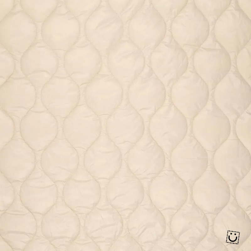 Tela acolchada impermeable beige