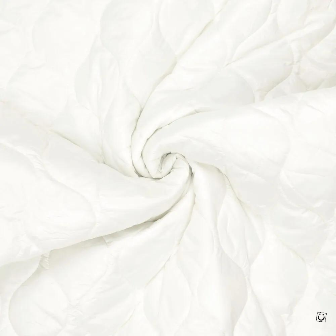 Tela acolchada impermeable blanco nieve – Fabric Mumu