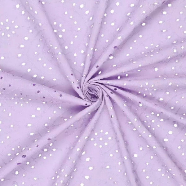 Batista bordada malva – Fabric Mumu