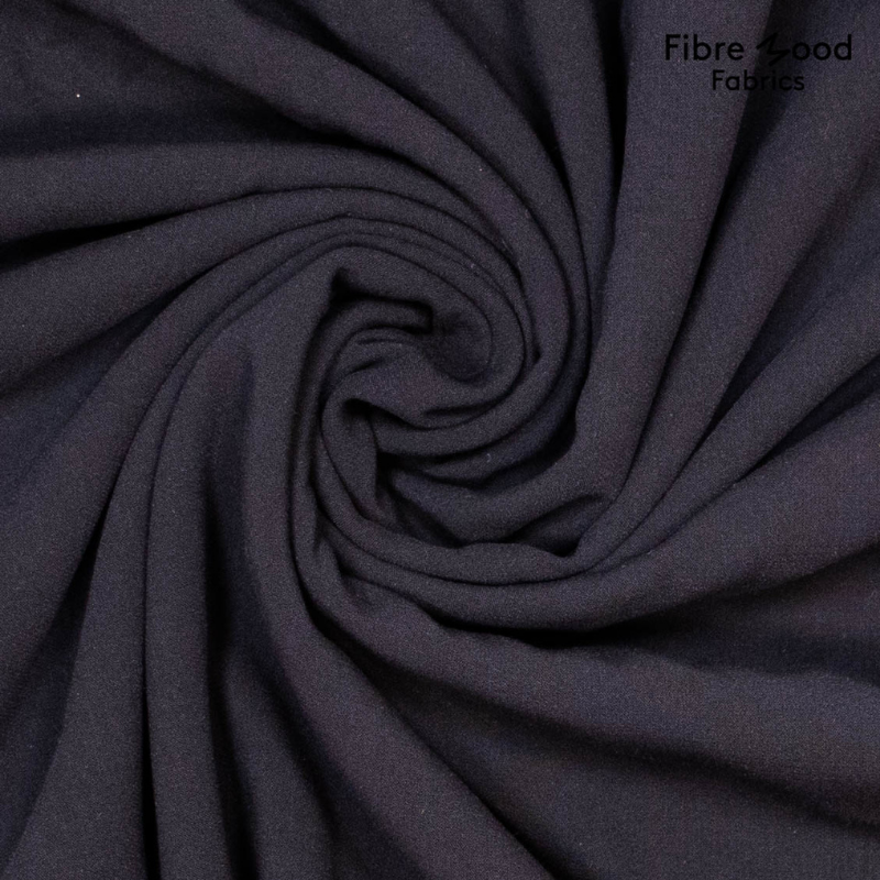 Crepe de viscosa negro