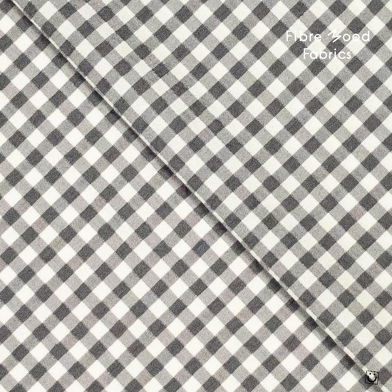 *OFERTA* Tela vichy seersucker gris