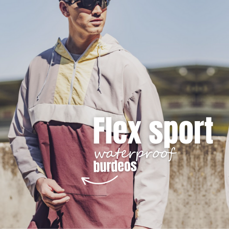 Tela Flex sport burdeos