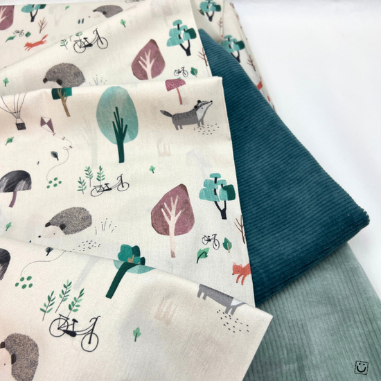 *OFERTA* Popelín árboles y animales