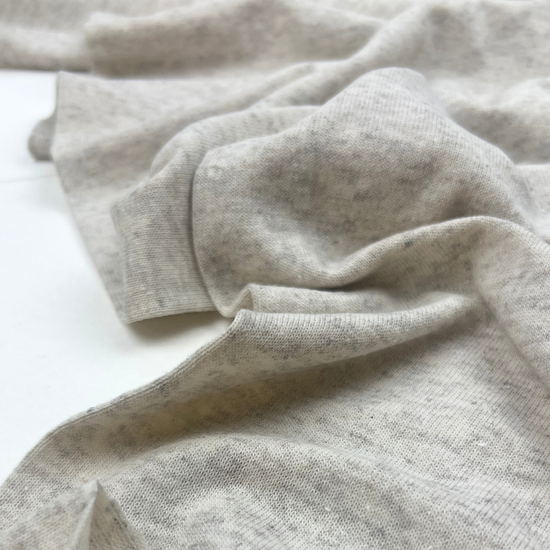 Knit mini viscosa gris melange
