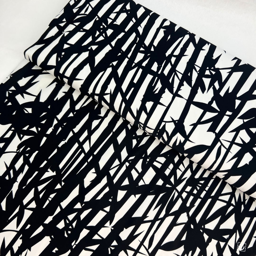 Lycra de bañador "Bambú negro"