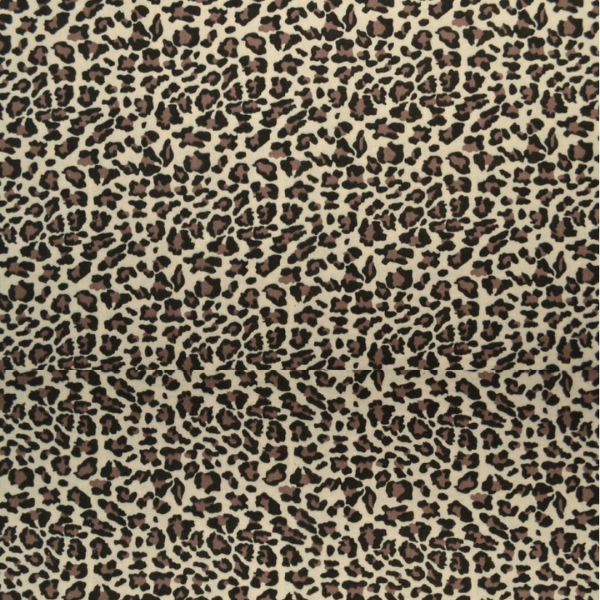 Tela Muselina animal print beige