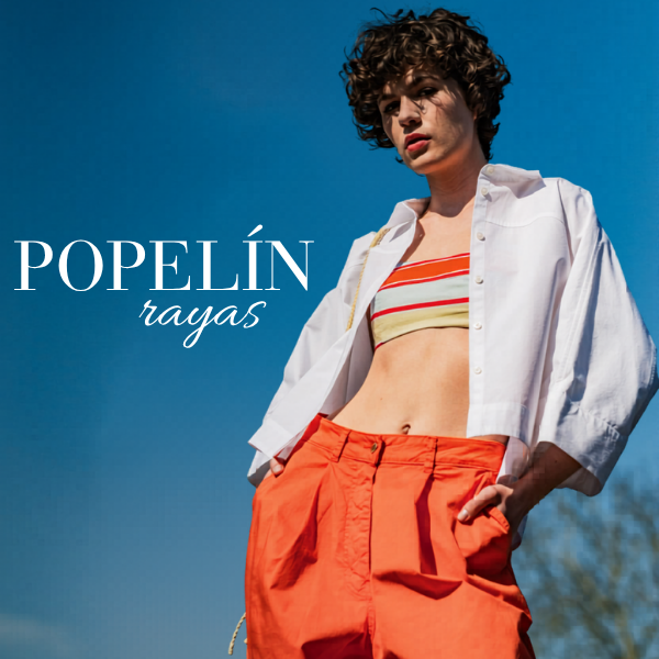 Popelín ligero rayas multicolor 115 gr