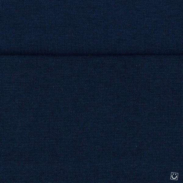 Tela Puño tubular en color azul marino o navy – Fabric Mumu