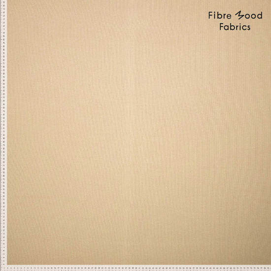 Puño canalé tubular 2x2 taupe natural (100 cm)