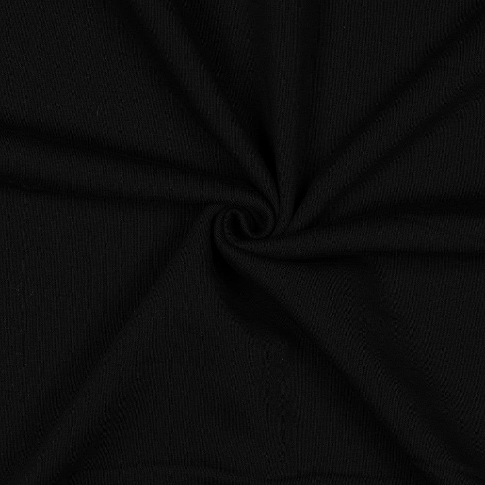 Sudadera afelpada negra