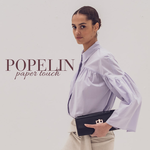 Tela algodón papertouch malva