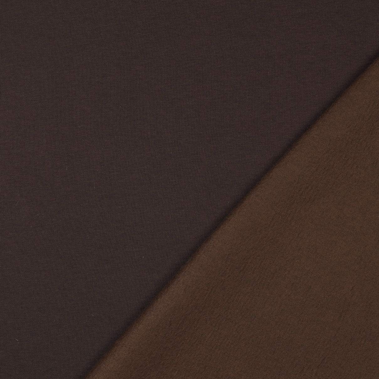 Sudadera afelpada marrón chocolate