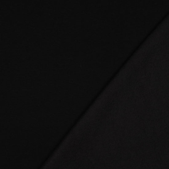 Sudadera afelpada negra