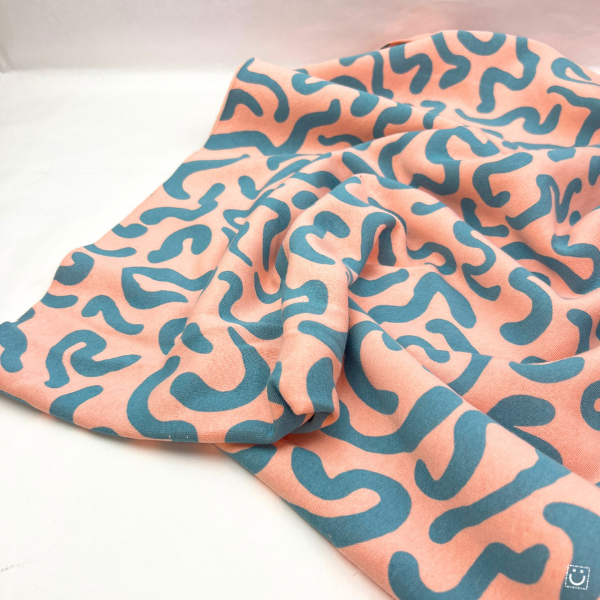 Sudadera afelpada melocotón