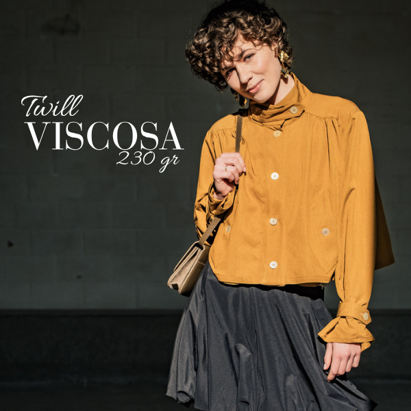 Sarga de viscosa marrón