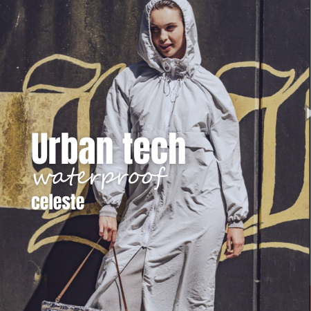 Tela Urban Tech celeste