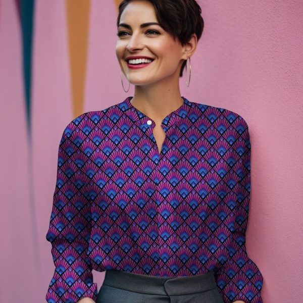 Viscosa Geometric chic