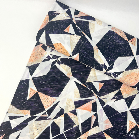 *RETAL* Viscosa geométrica 140x140 cm