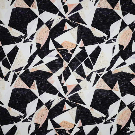*RETAL* Viscosa geométrica 140x140 cm