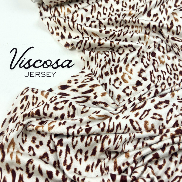 Viscosa Jersey animal print