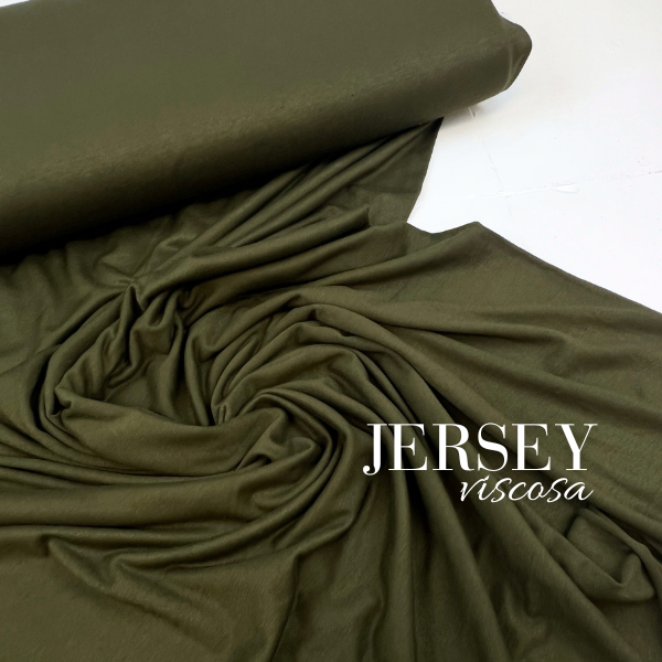 Viscosa Jersey verde