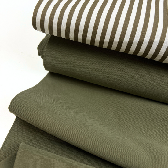 Viscosa acabado Tencel verde