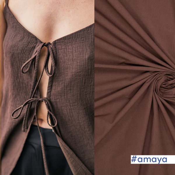 Tencel con nylon chocolate