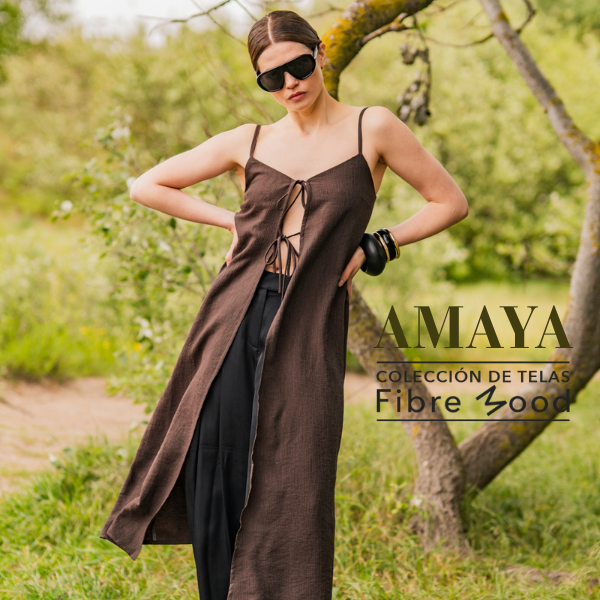 Tencel con nylon chocolate