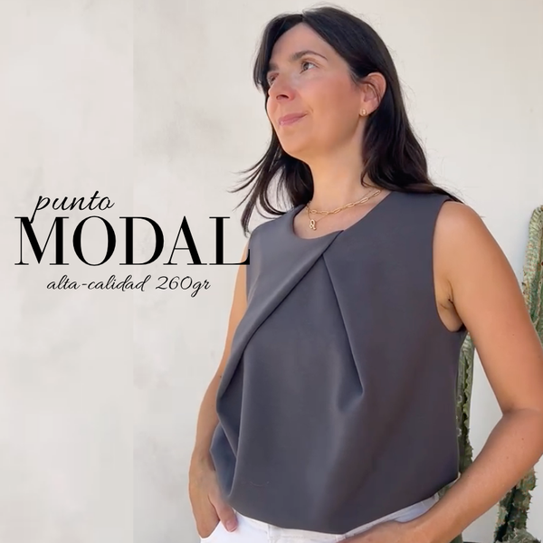 Punto modal alta calidad gris grafito