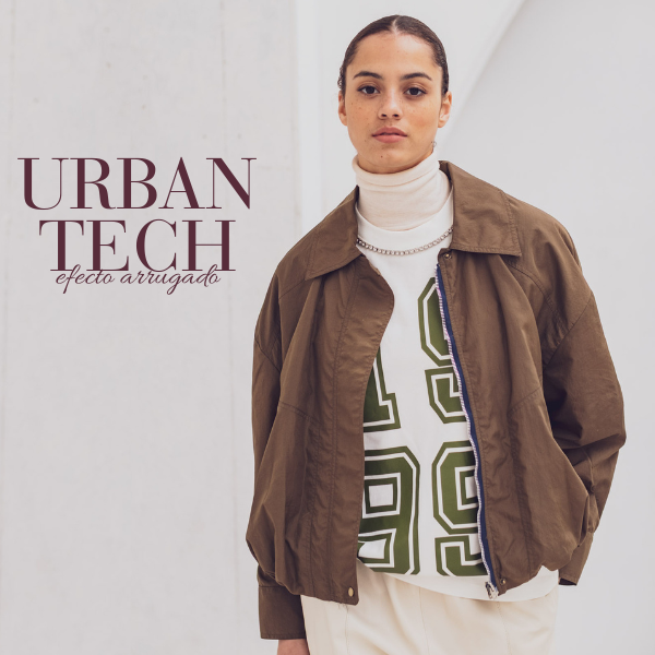 Tela Urban Tech efecto arrugado