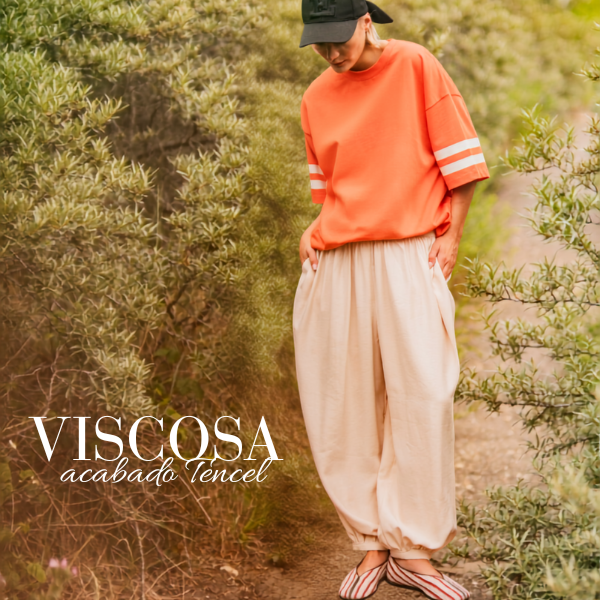 Viscosa acabado Tencel crudo