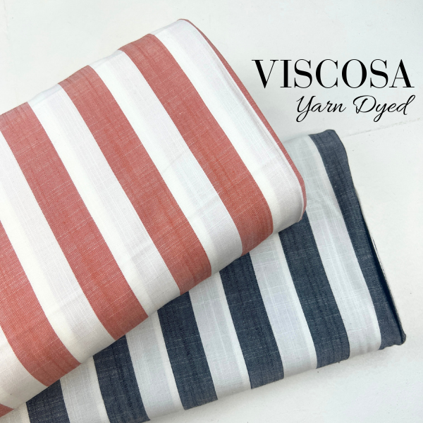 Viscosa Yarn Dyed Navy