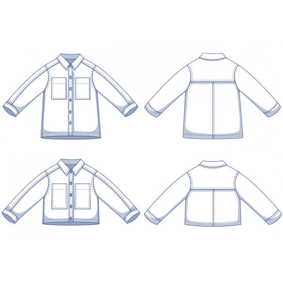 patrón en pdf #madou chaqueta
