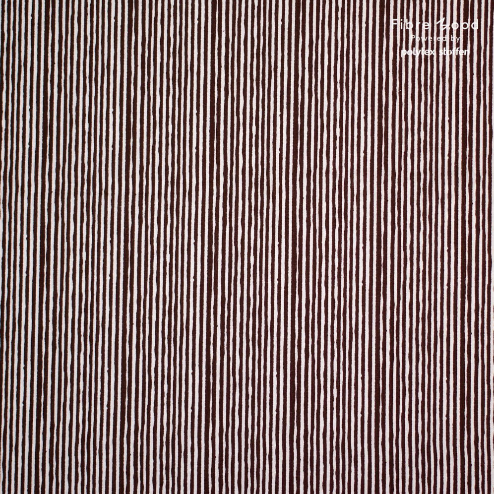 Tela Lino y viscosa de rayas en color marrón/ patrón #wanda